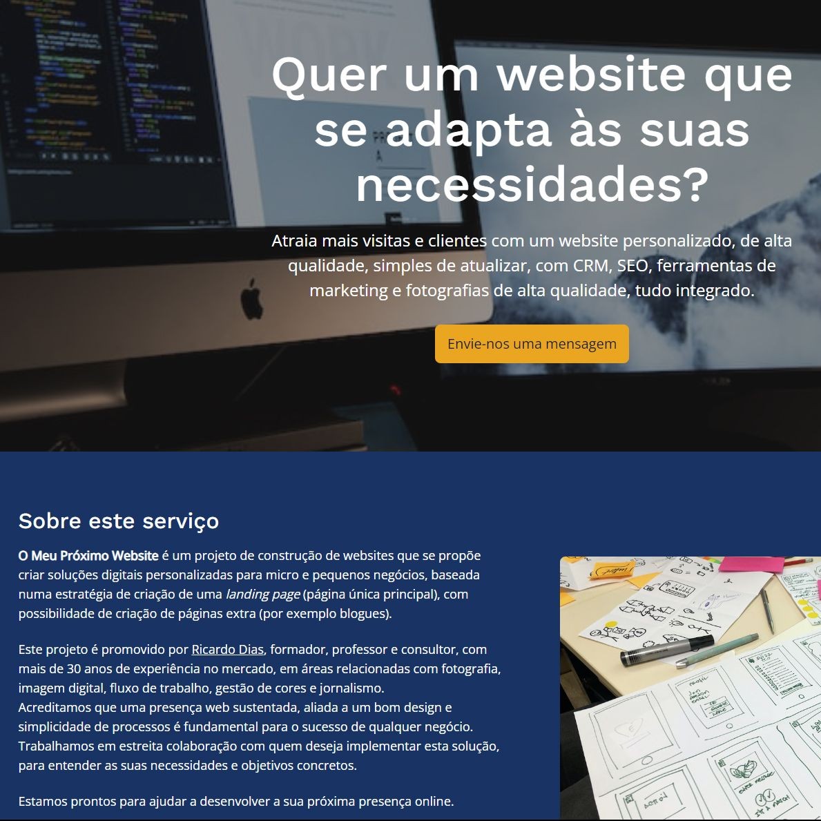 O SEU website aqui, e já.